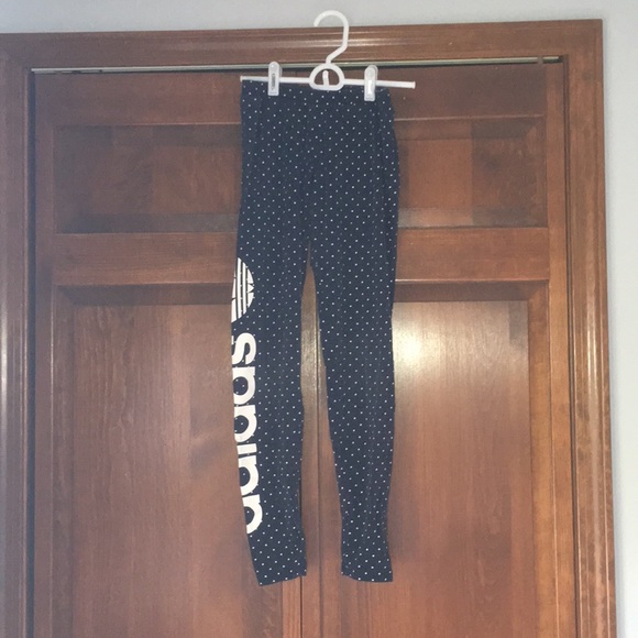 adidas polka dot leggings